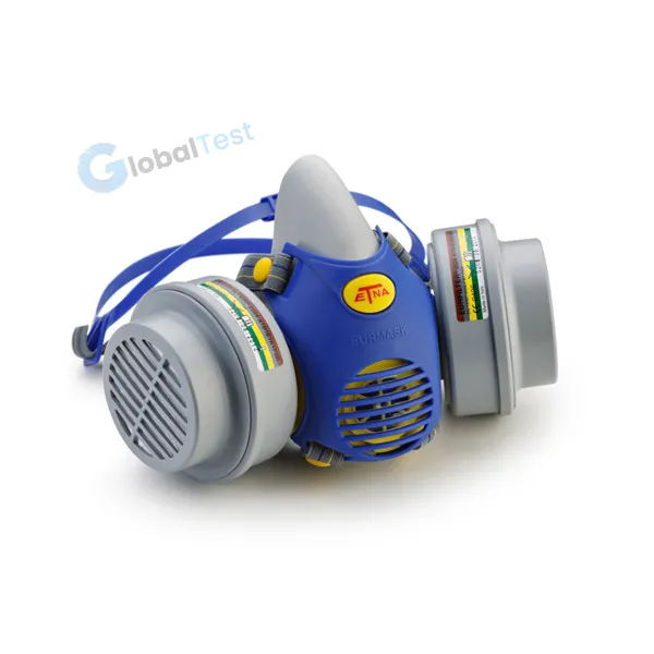 Demi-masque à double filtres MPL – protection respiratoire légère et confortable, avec deux filtres latéraux pour une meilleure répartition du poids et une respiration facilitée, matériaux hypoallergéniques, bonne étanchéité, compatible avec lunettes et casques, conçu pour les environnements professionnels exposés aux gaz, vapeurs et particules fines