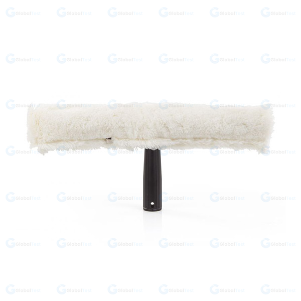 Rechange mouilleur VDM 35 cm en polyester à poils longs, conçu pour un nettoyage efficace des vitres, lavable en machine à 60°C, idéal pour un usage professionnel sans traces