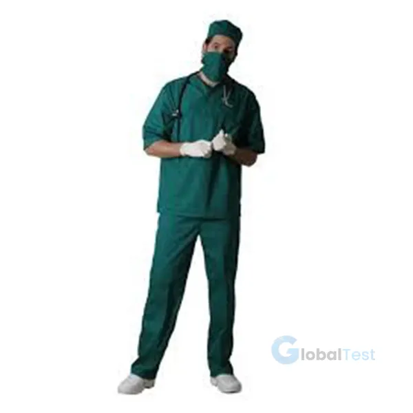 Tenue de bloc opératoire mixte, pratique et simple, conçue pour les milieux médicaux et paramédicaux. Tunique à enfiler pour homme, manches courtes, encolure en V, haut de poitrine croisée, avec 2 poches latérales. Fabriquée en tissu mélangé de coton, douce pour la peau, facile à nettoyer et à entretenir, résistante aux lavages fréquents, assurant un niveau d’hygiène optimal.