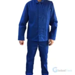 VESTE‑ET‑PANTALON ensemble de travail en polyester/coton, coupe ergonomique, poches multiples, renforcements aux zones sensibles, conforme EN 340, idéal pour artisans, BTP et maintenance industrielle.
