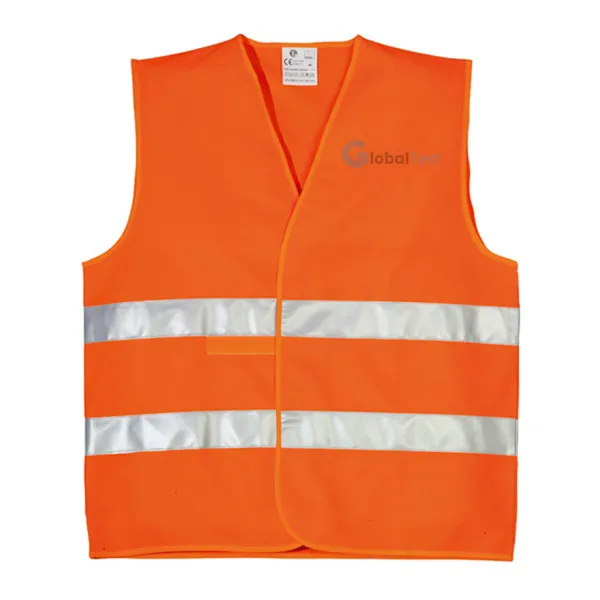Gilet Fluo Orange – Gilet de sécurité haute visibilité conforme à la norme EN 89, fabriqué en 100 % polyester, avec bandes rétro-réfléchissantes de 50 mm de largeur pour une visibilité optimale. Taille unique adaptée à toutes les morphologies, léger, respirant et confortable, idéal pour les environnements à risque tels que les chantiers, zones de circulation ou l’industrie