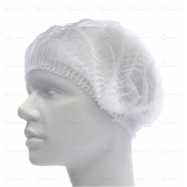 Charlotte de protection jetable en polypropylène non tissé, pack de 100 pièces, bande élastique ajustable, idéale pour cuisine, laboratoire, hôpital et salons de coiffure - Globaltest Tunisie