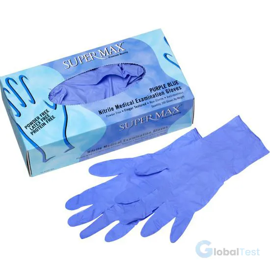 Gants nitrile Supermax – boîte de 100 gants jetables bleus : non poudrés, sans latex, ambidextres, résistance aux agents chimiques légers, excellente élasticité et sensibilité tactile. Idéal pour l’industrie médicale, alimentaire, nettoyage professionnel ou secteur pharmaceutique.