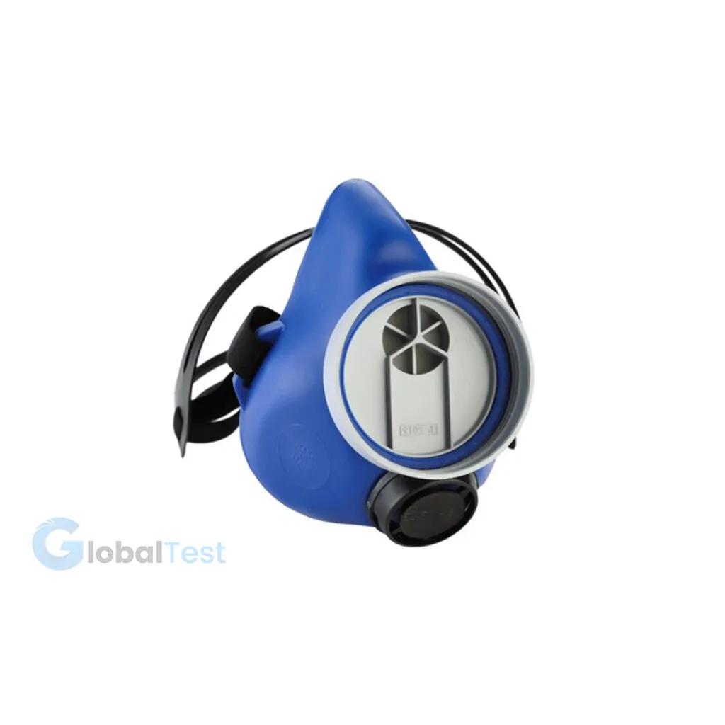 Demi-masque EURMASK UNO – demi-masque taille unique conforme à la norme EN 140:1998, protection contre poussières fines et grossières, compatible avec un raccord fileté, étanchéité confortable en caoutchouc TPE, valve d’expiration avec base plastique résistante, membrane respiratoire en silicone, léger (115 g), recommandé pour travail du bois, marbre, peinture et bricolage