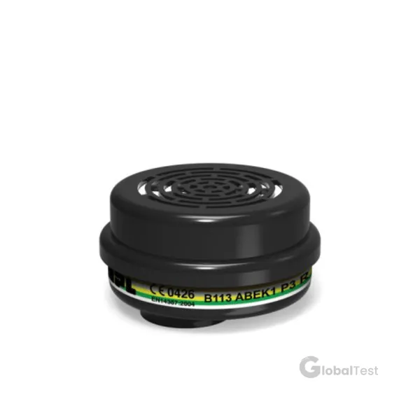 Filtre à gaz B-113-ABEK1 P3 R MPL – protection multi-gaz et particules P3, cartouche respiratoire professionnelle, norme EN 14387.