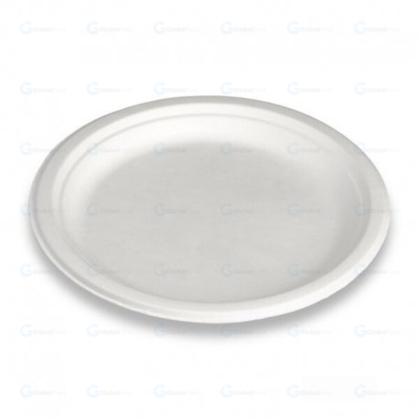 Assiette creuse en plastique réutilisable – vaisselle pratique et résistante.