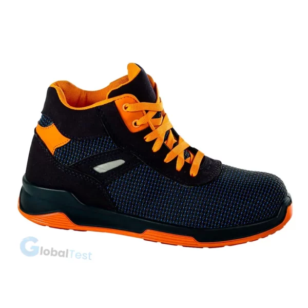 Chaussures de sécurité SPARK/H Oranger S3 – modèles bas conformes à la norme EN ISO 20345:2011 (S3), tige en microfibre hydrofuge orange, embout en acier inoxydable, semelle antidérapante en PU résistante aux huiles et antiperforation, doublure respirante, première antibactérienne amovible