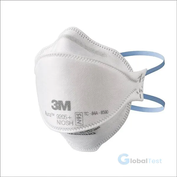 Masque pliable jetable 3M™ Aura™ série 9300+, protection respiratoire FFP3 NR D contre poussières et brouillards non volatils, conception à 3 panneaux rabattables, valve d’expiration 3M™ Cool Flow™ pour confort thermique, bandeau de menton innovant pour ajustement facile, élastiques à code couleur pour identification rapide, panneau supérieur sculpté pour réduction de la buée sur les lunettes, emballage individuel pour hygiène optimale.